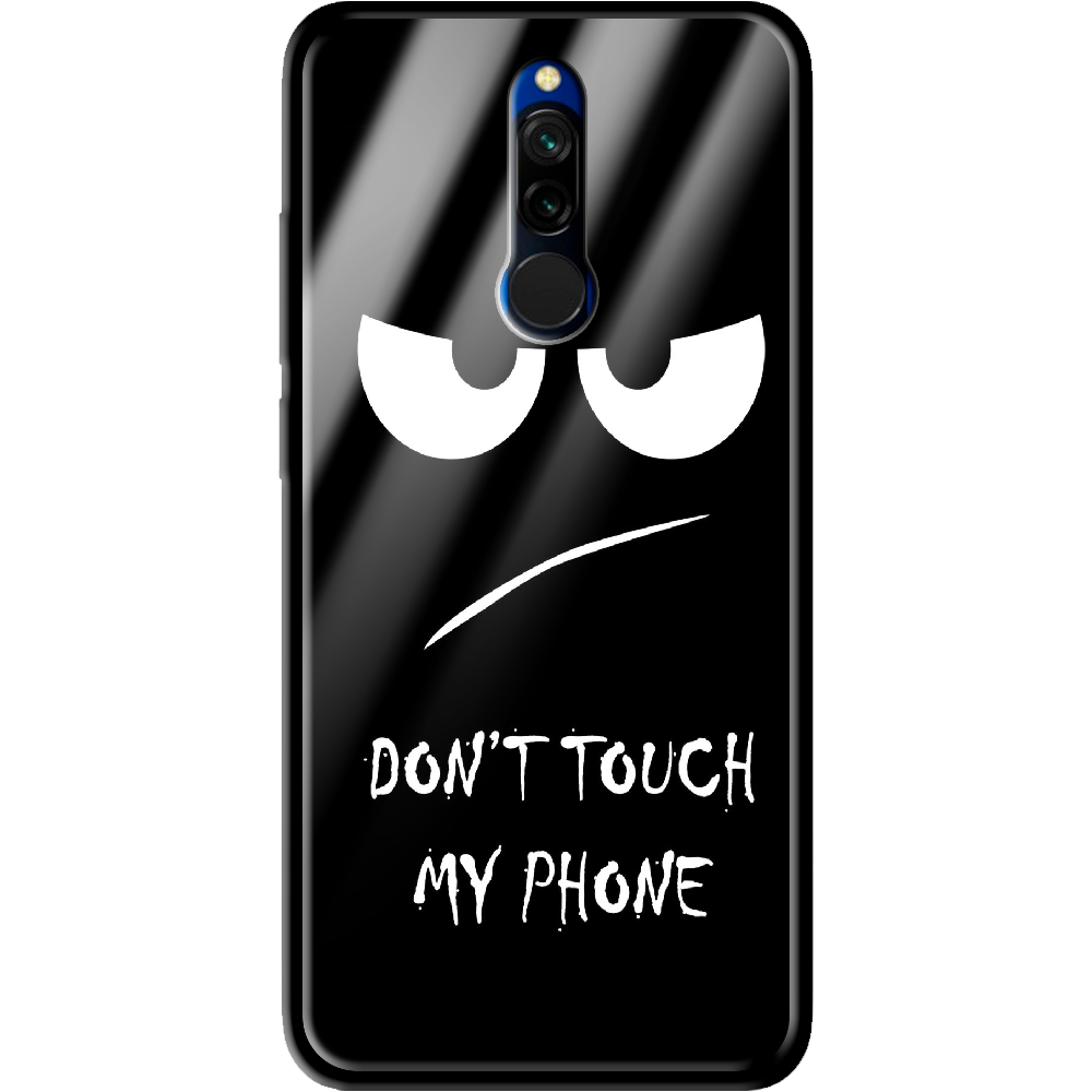 Чохол Boxface Xiaomi Redmi 8 Don't Touch my Phone Чорний силікон зі склом (38411-up535-39408)