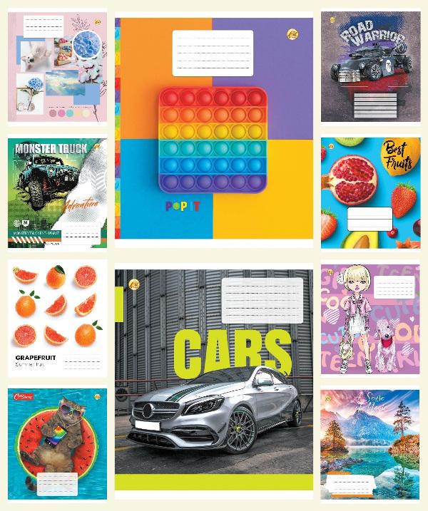 Зошити учнівські Тетрада ТЕ21215 18КВ3 Мікс 18 арк. 20 шт. в уп. (MTT-146715) Зошити учнівські Тетрада ТЕ21215 18КВ3 Мікс 18 арк. 20 шт. в уп. (MTT-146715)