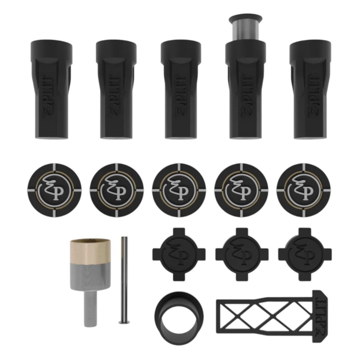 Комплект скрытых настенных держателей для полотенец EDPLIT под плитку 5 шт. (E60002) Комплект скрытых настенных держателей для полотенец EDPLIT под плитку 5 шт. (E60002)