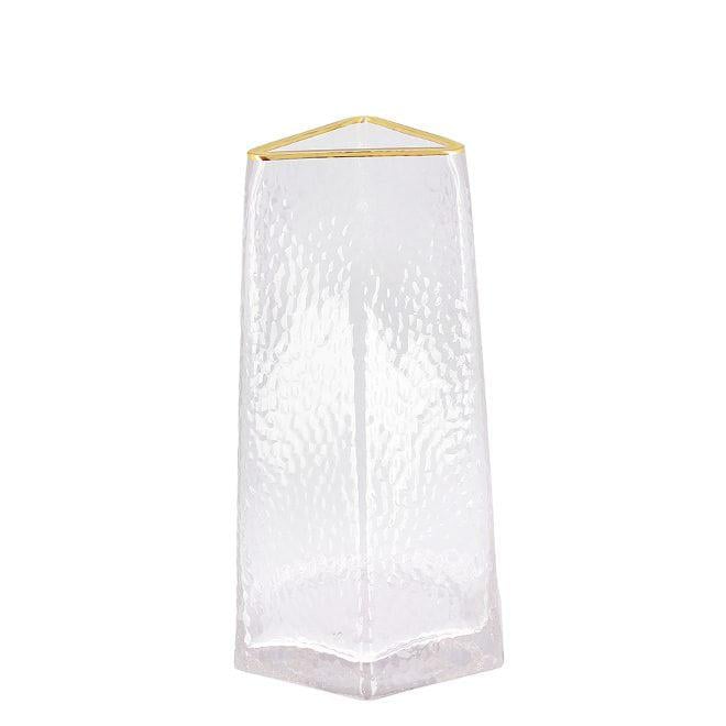 Ваза скляна Flora Elegant 22 см Прозорий (DR017514)