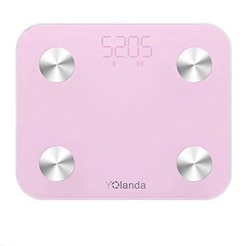Смарт-весы Yolanda Bluetooth напольные 180 кг APP Розовый (SUN1393) Смарт-весы Yolanda Bluetooth напольные 180 кг APP Розовый (SUN1393)
