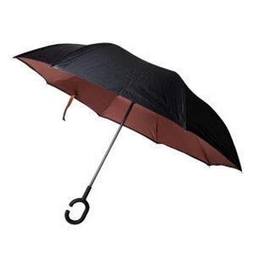 Зонт UP-brella наоборот Коричневый (2474)