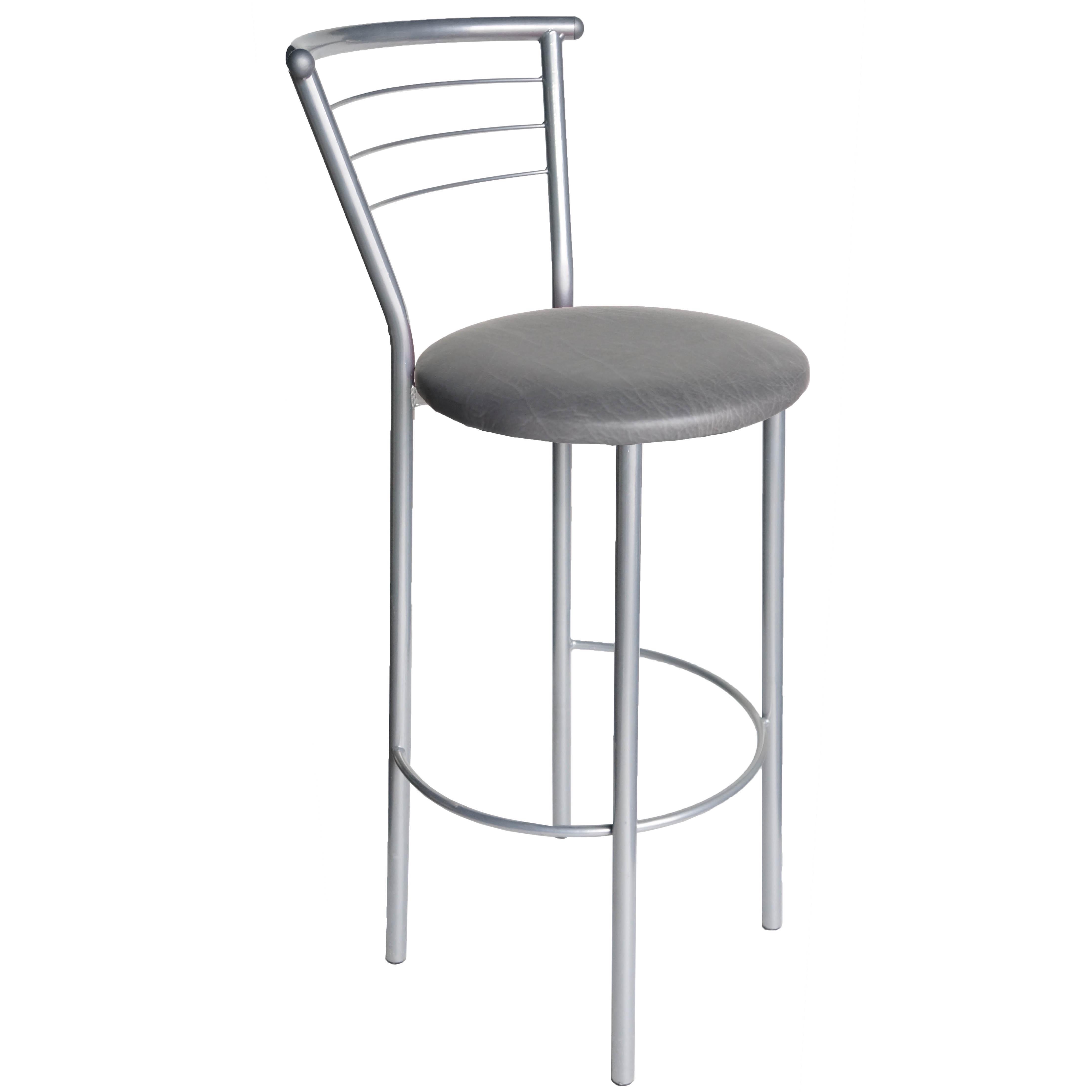 Барный стул Марко Хокер кожзаменитель Алюминий/Серый (U24541-88)