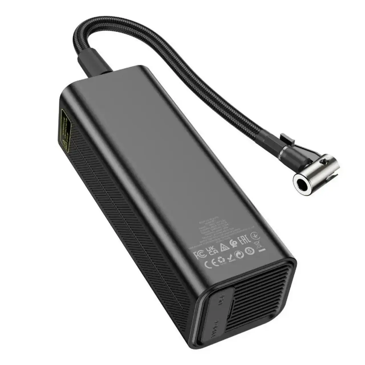 Компресор автомобільний Hoco ZP7 Maddy акумуляторний для шин з ліхтариком та повербанком (29088651) - фото 6 Компресор автомобільний Hoco ZP7 Maddy акумуляторний для шин з ліхтариком та повербанком (29088651) - фото 6