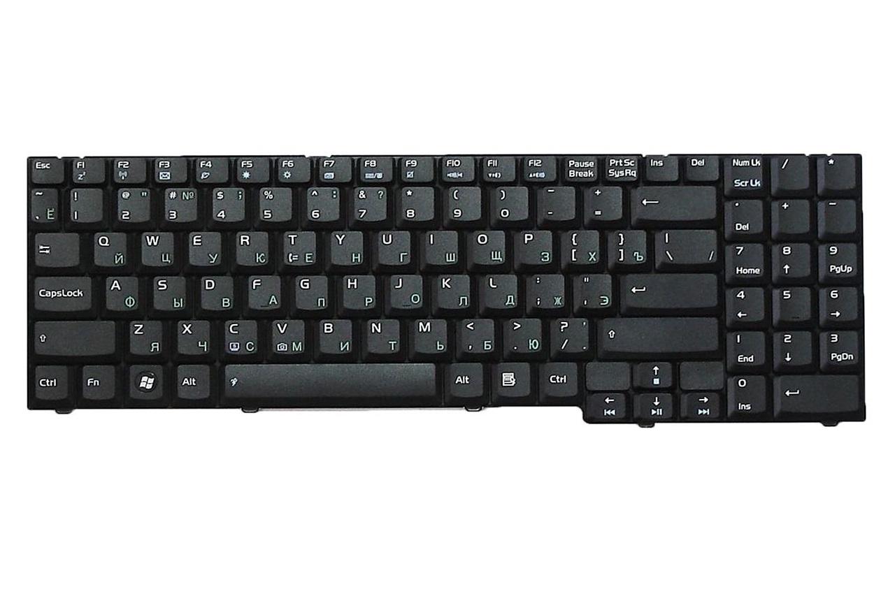 Клавиатура для ноутбука Asus X71 X71Tp матовая (04GNED1KRU00)