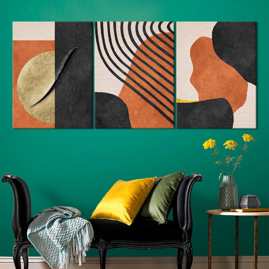 Картина на полотні Глибокий поріз на коричнево-чорній абстракції 156x67 см (V76-3_L) - фото 2 Картина на полотні Глибокий поріз на коричнево-чорній абстракції 156x67 см (V76-3_L) - фото 2