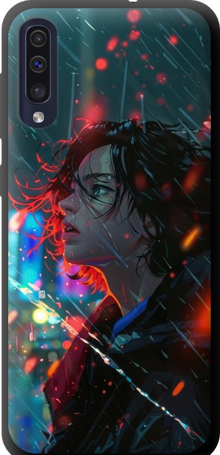 Чехол на Samsung Galaxy A30s A307F Ночные огни (6096b-1804-42517)