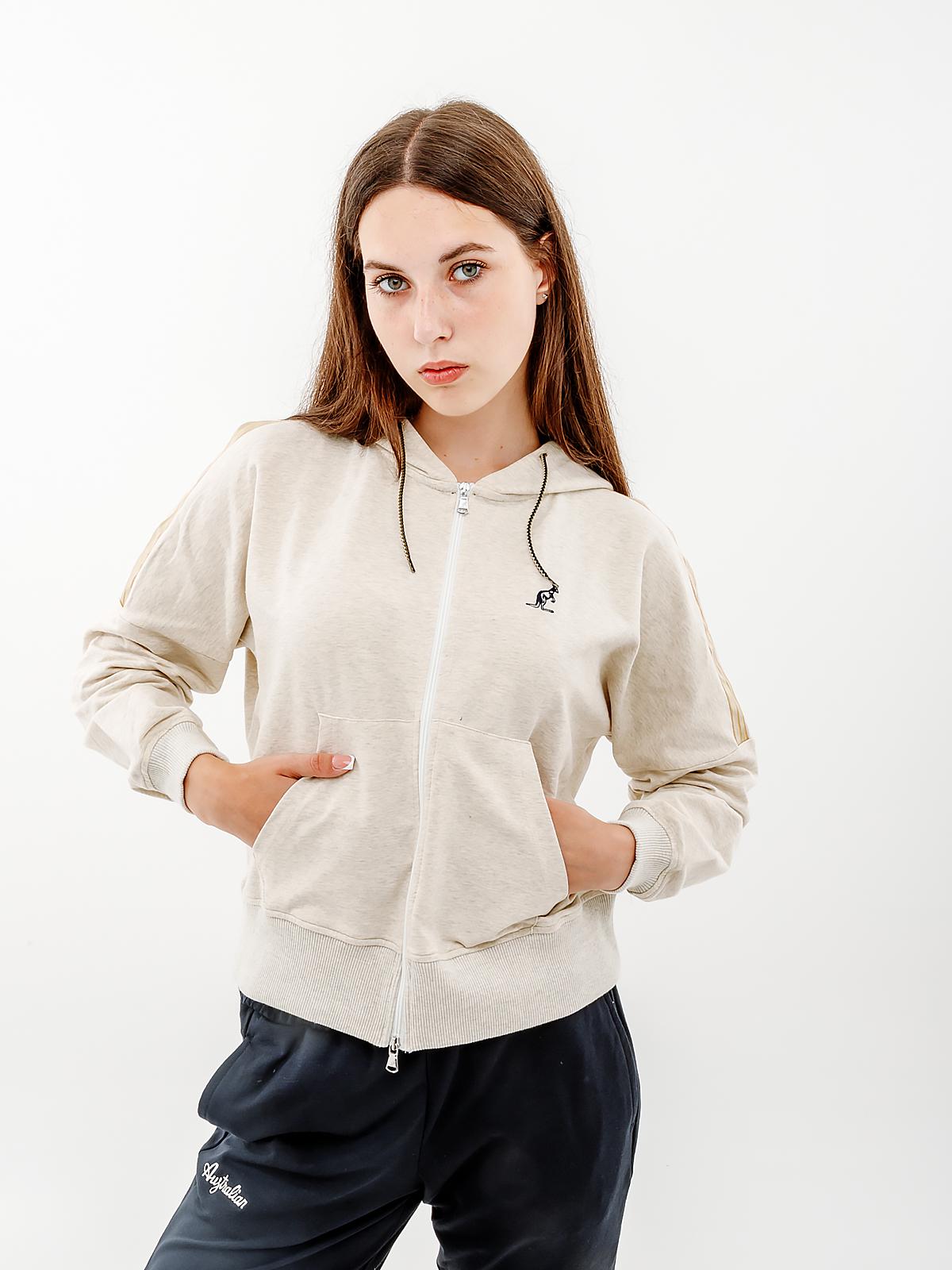 Костюм женский Australian GOLD TAPE ELASTIC FLEECE TRACKSUIT 2XL Черный/Белый (7dLSDTU0073-30M 2XL)