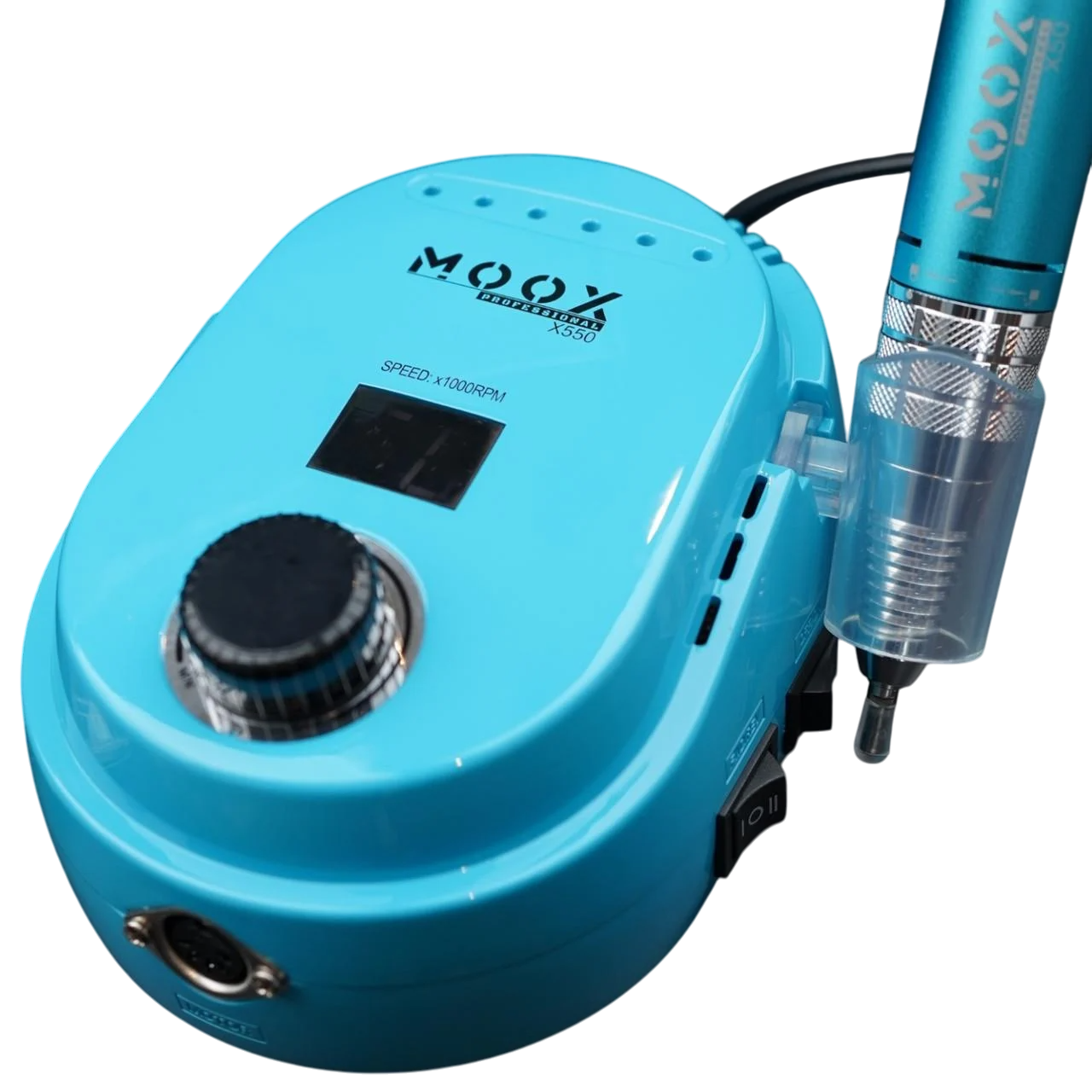 Фрезер профессиональный Мокс X550 70 Вт 50000 об/мин для маникюра и педикюра Light blue Фрезер профессиональный Мокс X550 70 Вт 50000 об/мин для маникюра и педикюра Light blue