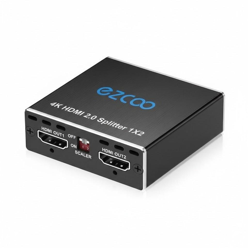 Розгалужувач HDMI Splitter EZCOO EZ-SP12H2 1×2 (31457392) Розгалужувач HDMI Splitter EZCOO EZ-SP12H2 1×2 (31457392)
