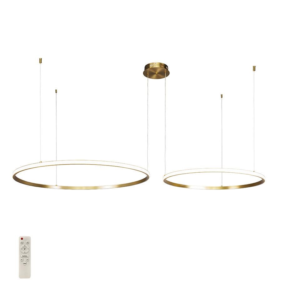 Люстра підвісна LED Levistella 7529833-2B LED 600/800 Бронзовий (LVS5158)