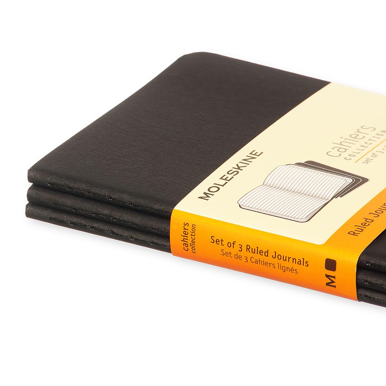 Блокнот Moleskine Cahier карманный 64 страницы линейка 9х14 см Черный - фото 5