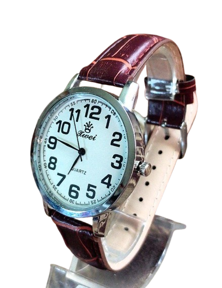 Часы мужские Xwei d-40 на ремешке Silver/White/Brown (3536)