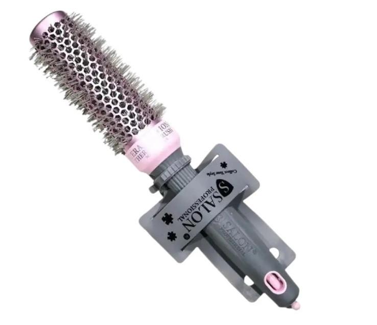 Щетка брашинг Salon Professional NCI с керамическим покрытием и ионизацией 33 мм Розовый (2749819851)