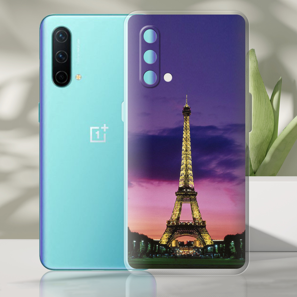 Чехол BoxFace OnePlus Nord CE 5G Полночь в Париже Прозрачный силикон (44513-up964-44513) - фото 2