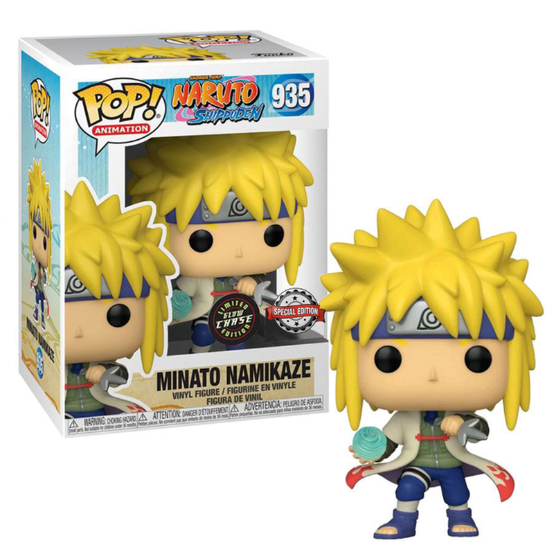 Детская игровая фигурка Funko Pop Naruto Minato Namikaze Glow Chase 10 см (N MN GC 935)