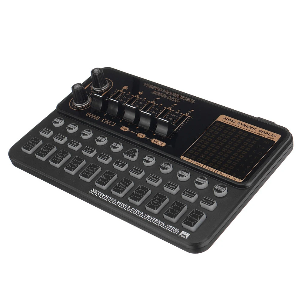 Студийный вокальный комплект V10X pro с микрофоном и звуковой картой (135596ed) - фото 18