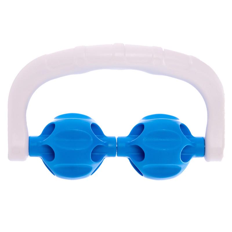 Массажер-ручной роликовый 2 массажера Zelart PRO-SUPRA Massage Roller MS-02 Голубой/Белый (DR005110) - фото 2