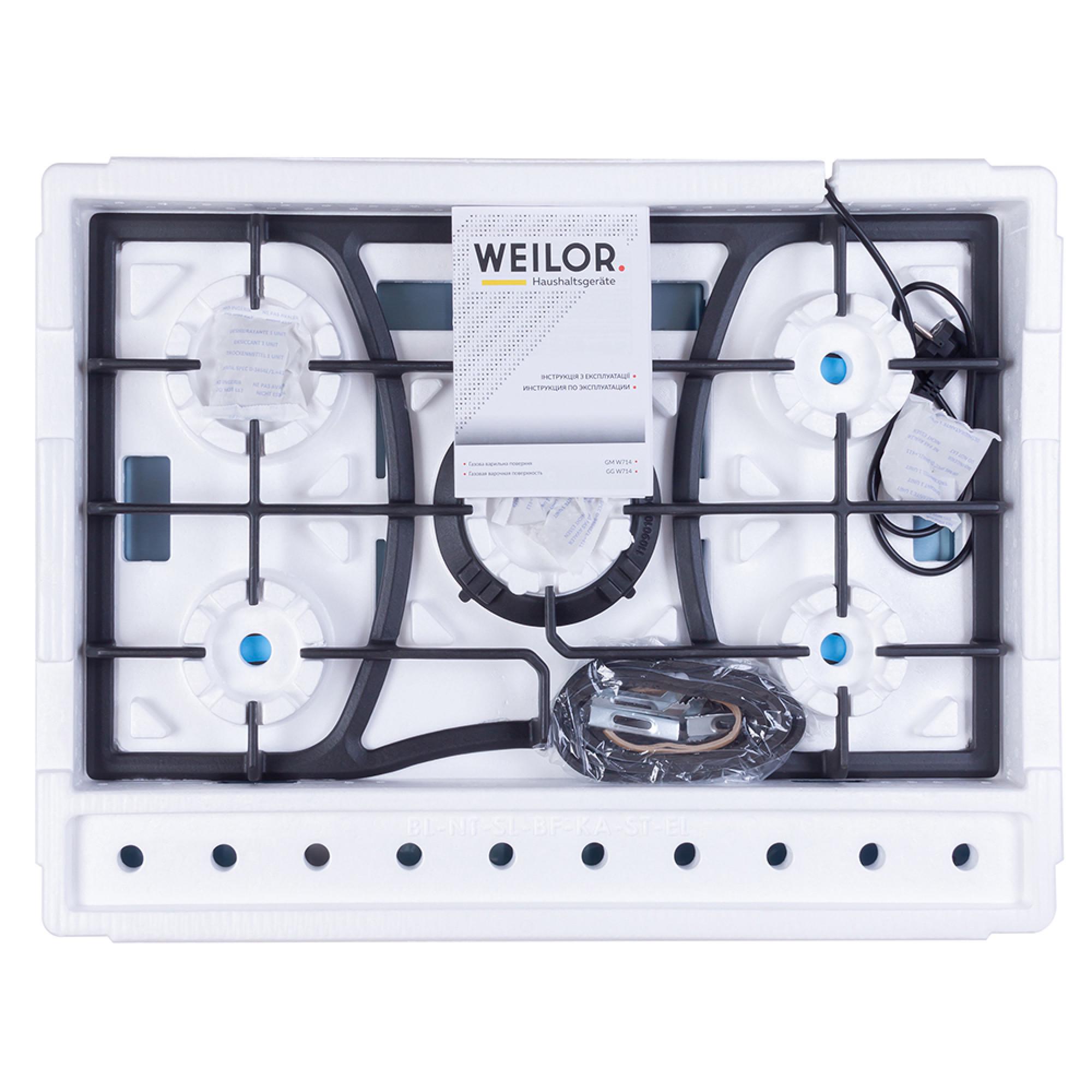 Поверхность варочная газовая WEILOR GM W 714 SS - фото 13 Поверхность варочная газовая WEILOR GM W 714 SS - фото 13