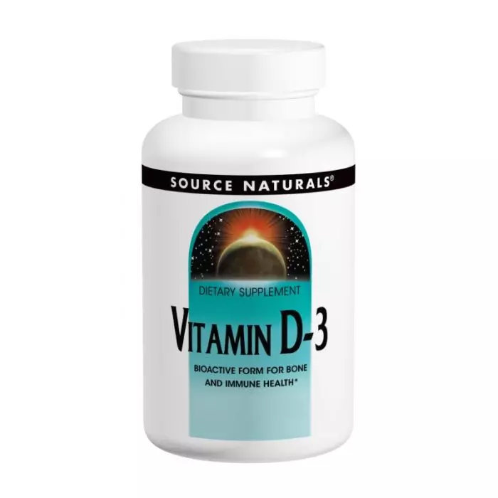 Витамин D-3 2000 IU Source Naturals 200 капсул (SN2145)