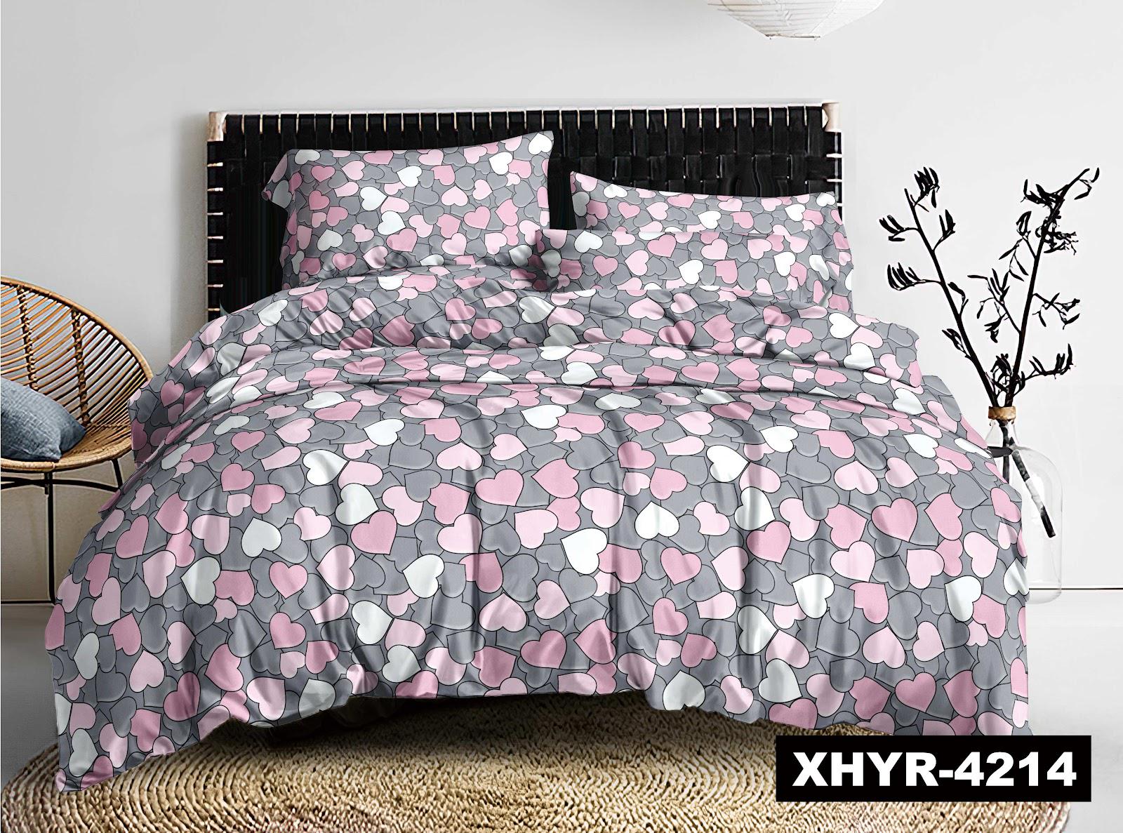 Комплект постільної білизни байка полуторний 150х220 см 70х70 см Сірий (4214)