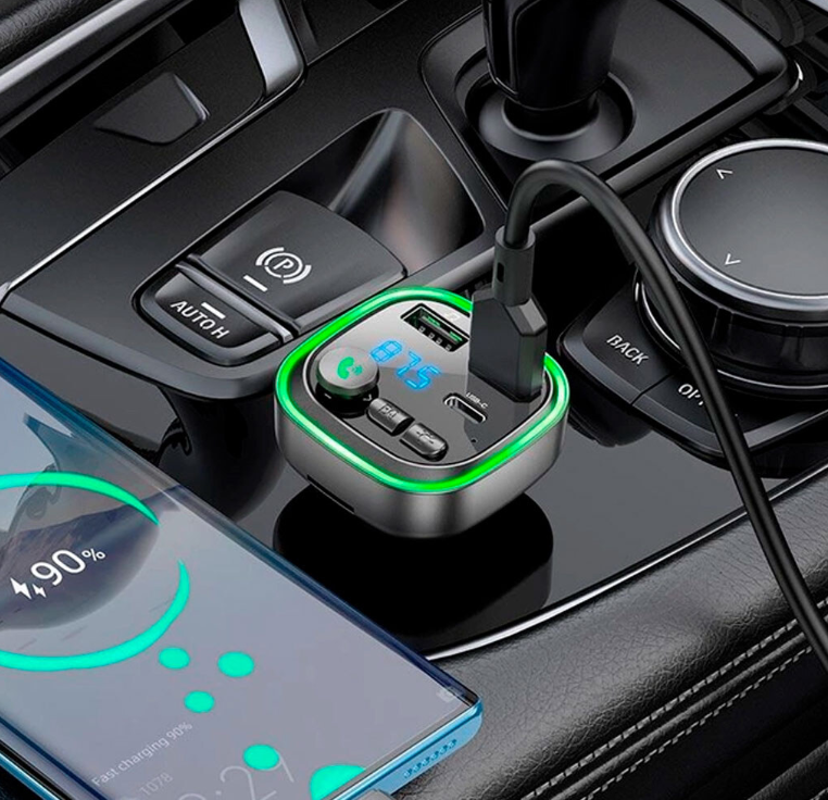 FM-трансмітер автомобільний QZ-TAIB ZBT-A23 Usb (2734377774) - фото 2 FM-трансмітер автомобільний QZ-TAIB ZBT-A23 Usb (2734377774) - фото 2