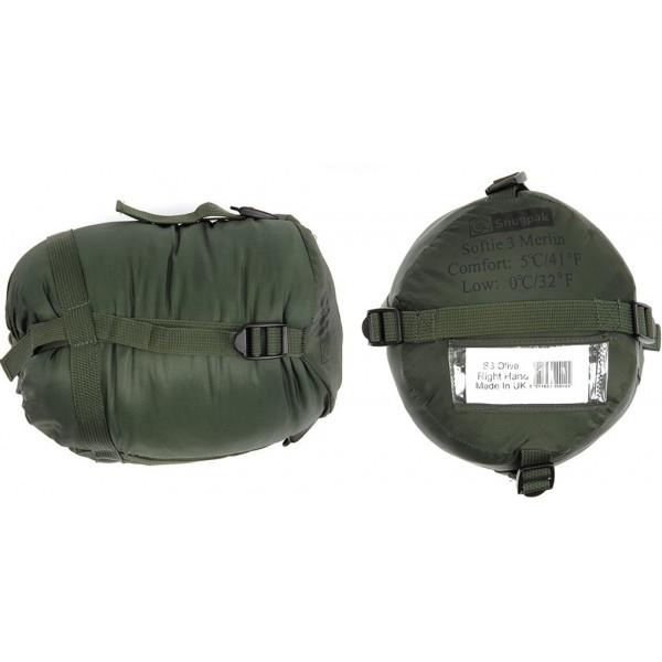 Кокон Snugpak Softie 3 Merlin Olive right - фото 2