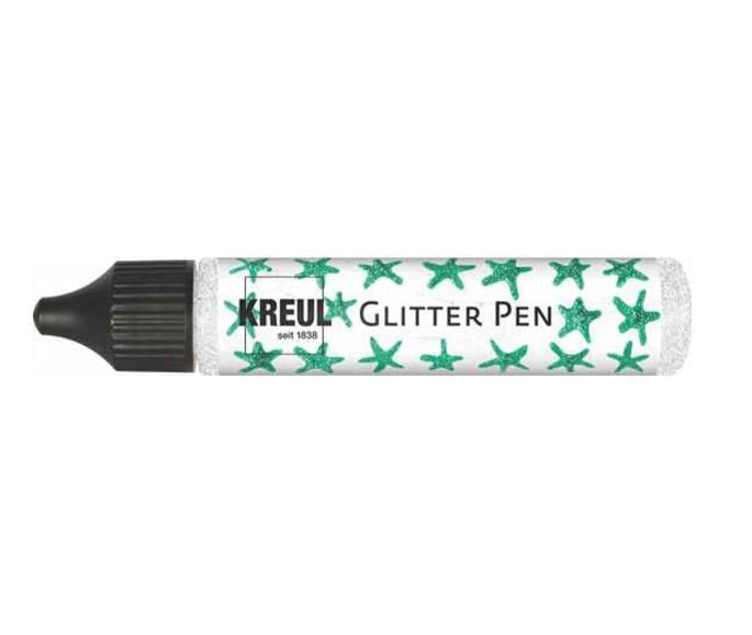 Контур з глітером Glitter Pen Kreul 29 мл Срібний (KR-49846)