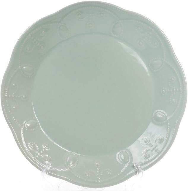 Набор обеденных тарелок Leeds Ceramics Ø 28,5 см каменная керамика 6 шт. Мятный (BD-931-177)