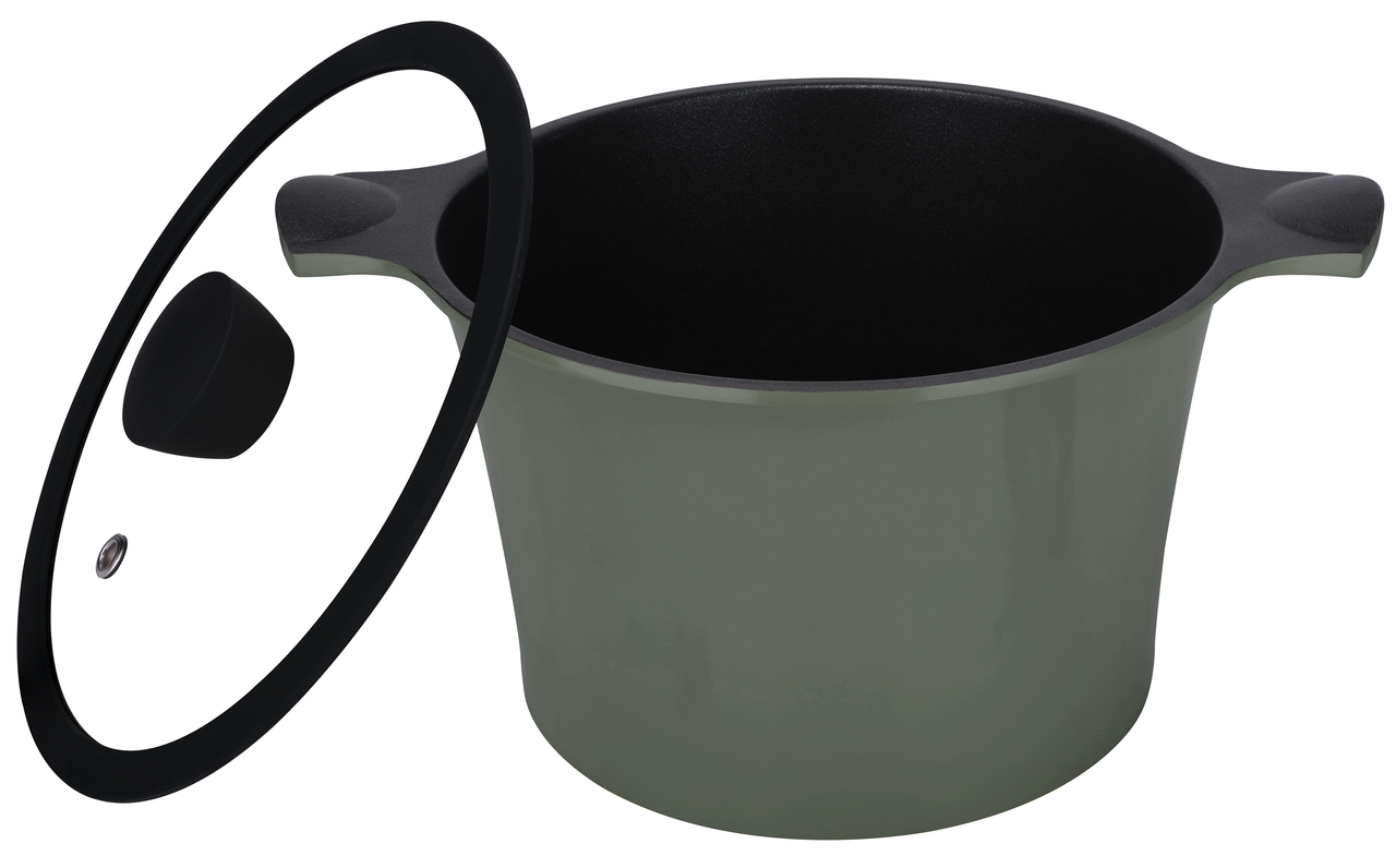 Каструля Ringel Zitrone Olive 5,8 л 24 см (RG-2108-24/2/OL) - фото 2 Каструля Ringel Zitrone Olive 5,8 л 24 см (RG-2108-24/2/OL) - фото 2