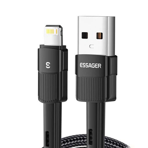 Кабель Lightning Essager для быстрой зарядки 1 м Черный (1788222892) Кабель Lightning Essager для быстрой зарядки 1 м Черный (1788222892)