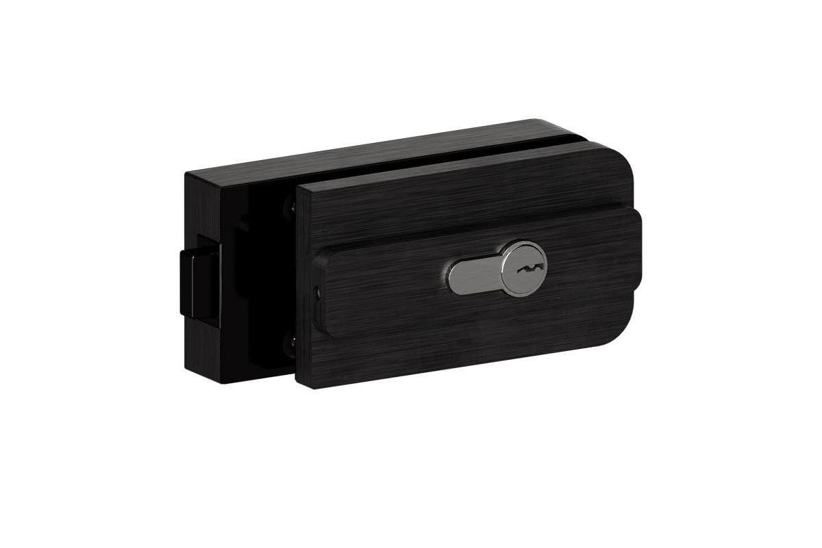 Замок накладний WALA SM1OZ1 двосторонній для скляних дверей скло-рама Чорний (SM1OZ1 BL) - фото 1 Замок накладний WALA SM1OZ1 двосторонній для скляних дверей скло-рама Чорний (SM1OZ1 BL) - фото 1