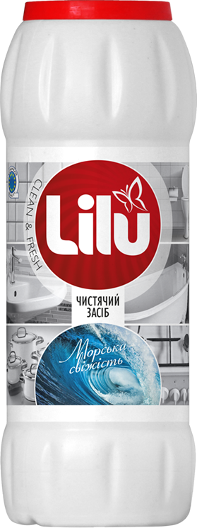 Засіб чистячий порошкоподібний Lilu морська свіжість 500 г (00000012010)