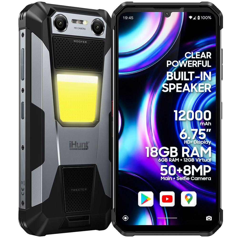 Смартфон противоударный iHunt Titan Music P22000 6/128 ГБ 12 000 мА/ч 6,745″ ночное видение 120 Гц NFC IP68 Android 16