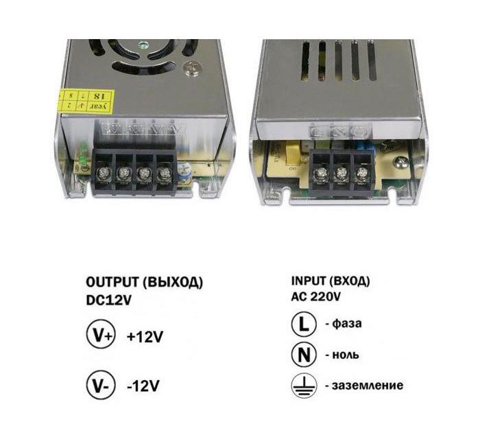 Блок питания OEM DC12 STR-360 360 W 30 А вузький (00-00011675) - фото 3