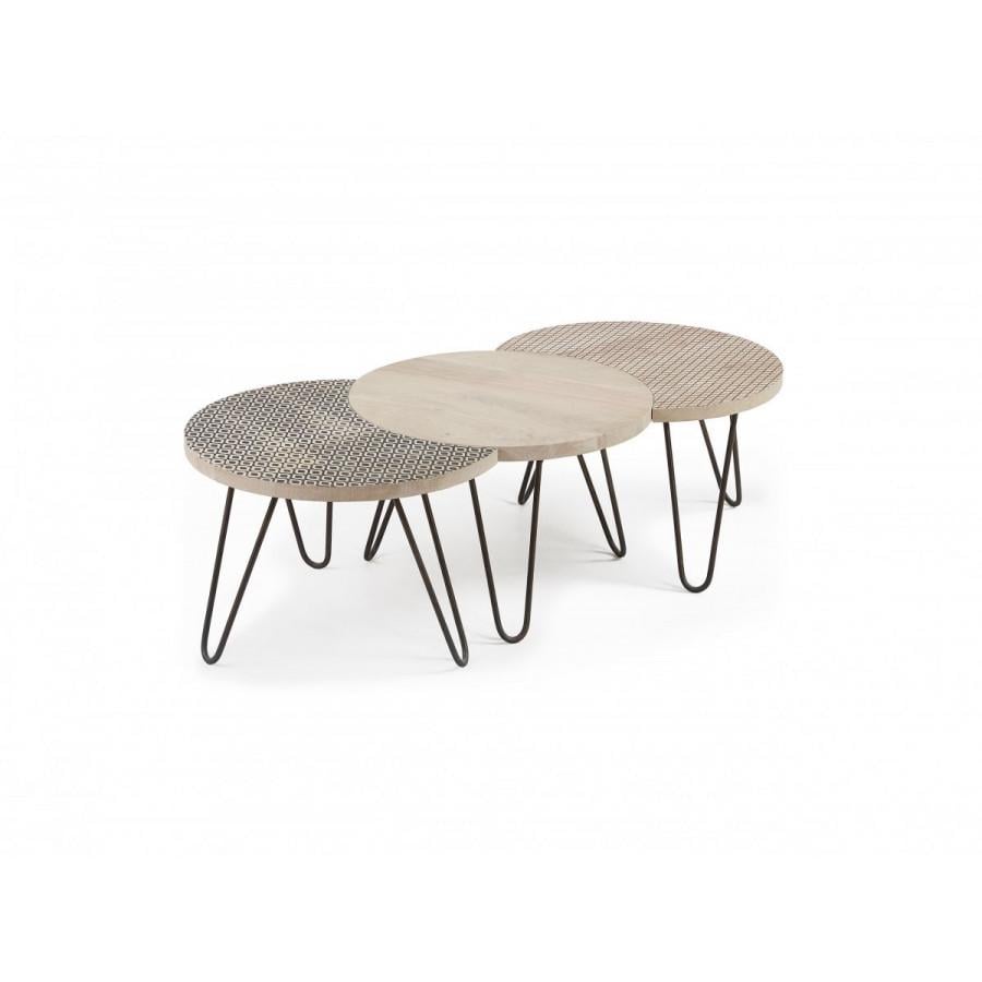 Набор кофейных столиков LaForma HOSS 3 шт. (AA0894M46)