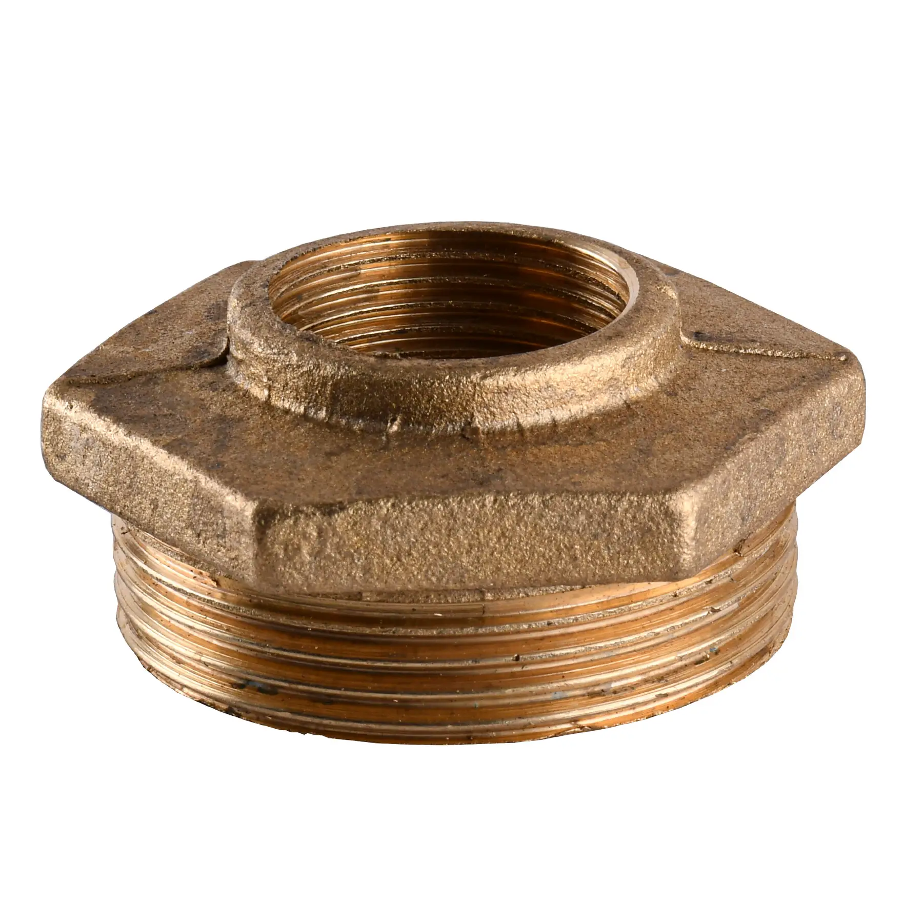 Футорка латунная 1 1/2″ЗРх3/4″ВР литейная (724Б)