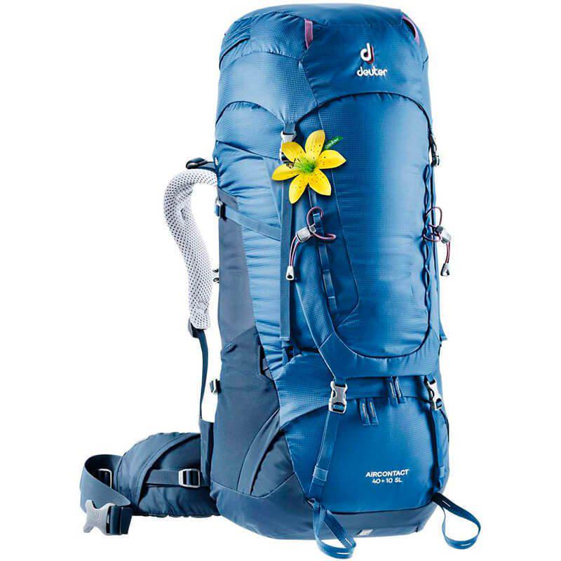 Рюкзак туристический Deuter Aircontact 40+10 л Steel/Midnight (33200193399)