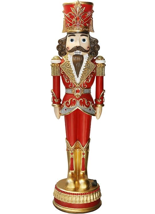 Фигура большая декоративная Щелкунчик с LED-подсветкой 184 см
