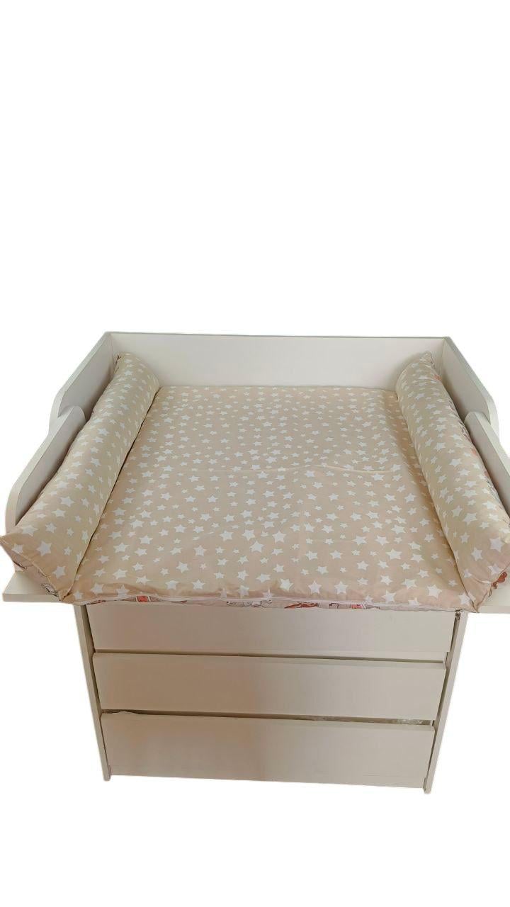 Пеленальный матрас двусторонний на детский комод с принтом Медвежонок 90х70 см (2007) Пеленальный матрас двусторонний на детский комод с принтом Медвежонок 90х70 см (2007)