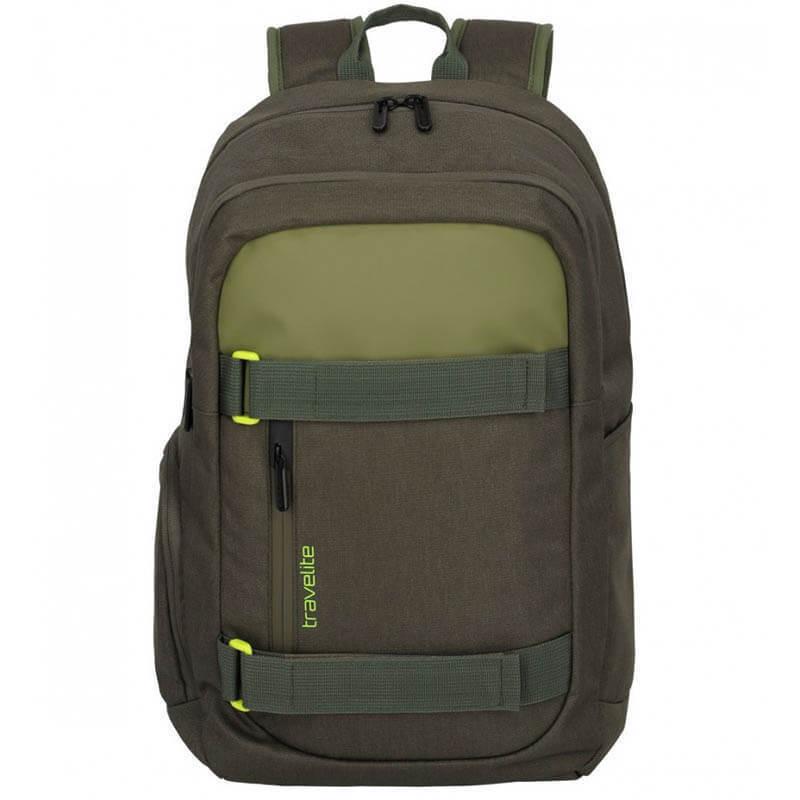 Міський рюкзак для ноутбука Travelite Pathway Stripe 15" 28 л Olive (TL096411-86) - фото 2