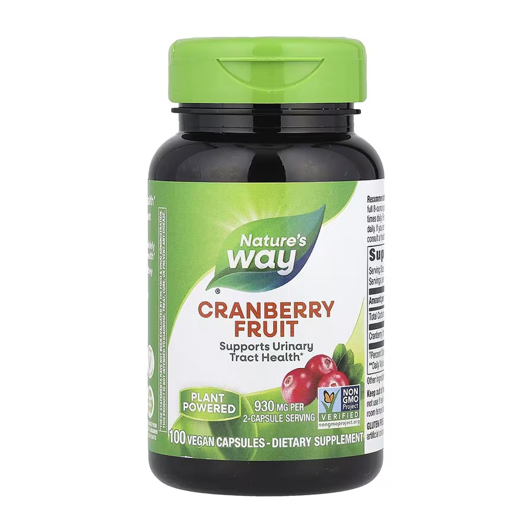 Экстракт клюквы Nature's Way Cranberry Fruit 100 кап.