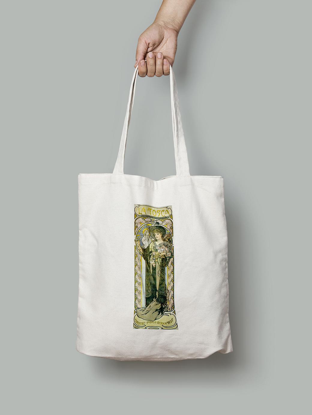 Эко-сумка Тоска Театр Сара Бернар шопер (Retro_Posters_part_3_12_Bag)