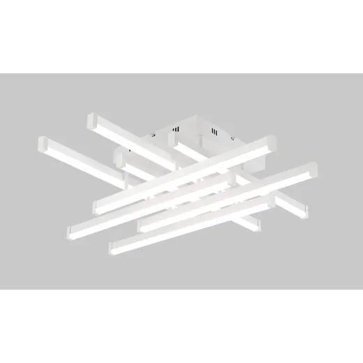 LED-люстра потолочная акриловая Valeso 1039-8 160W Белый (28687110)