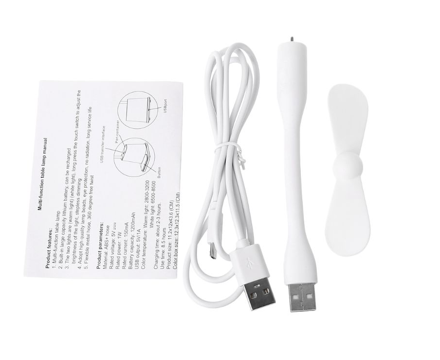 Настольная лампа USB с держателем для телефона multifunctional DESK LAMP - фото 2