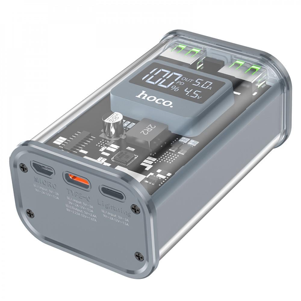Повербанк Hoco J105 10000 mAh 22.5W Grey (ts000078167000026448)