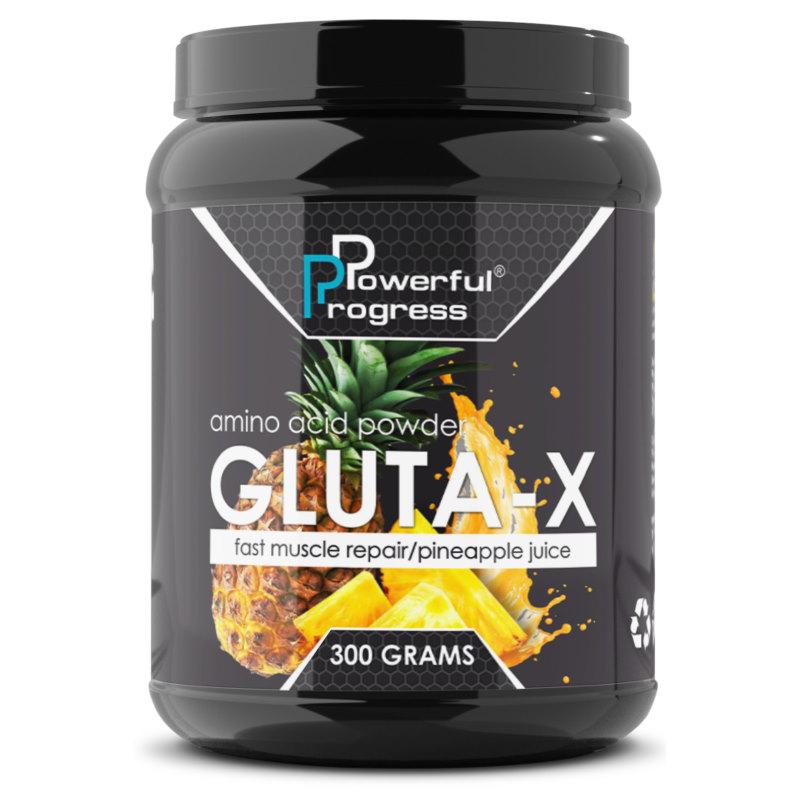 Аминокислота Powerful Progress Gluta-X 300 г Ананас (3216V6143)