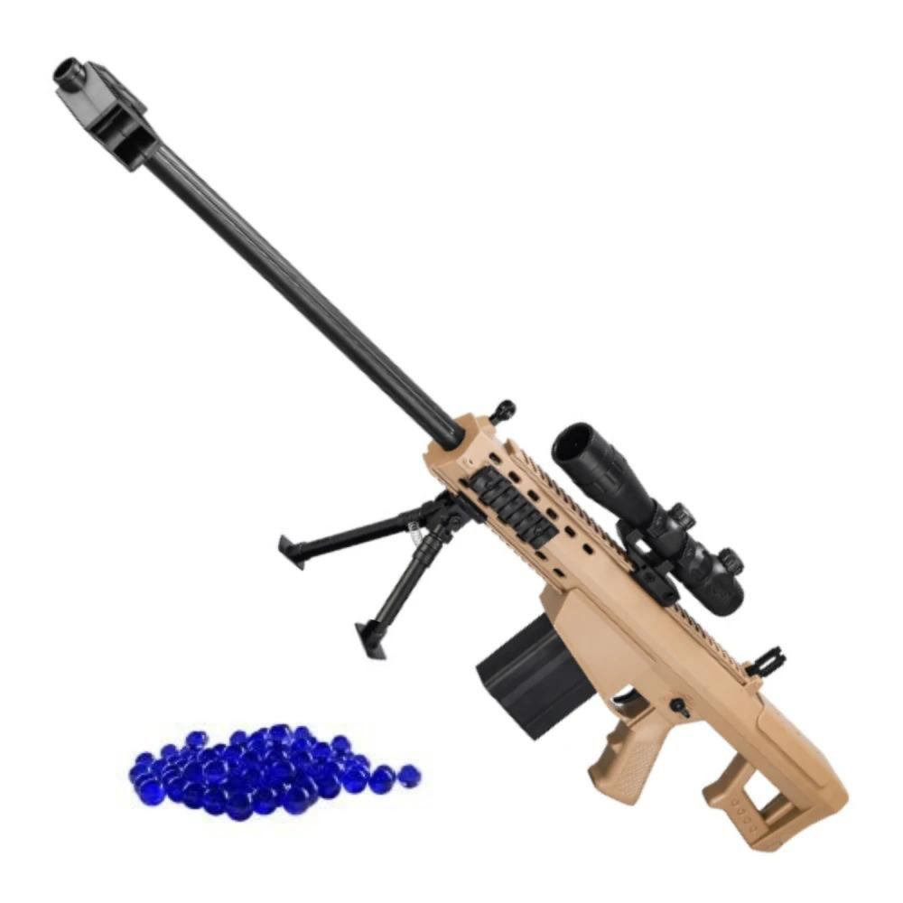 Винтовка игрушечная снайперская на орбизах barrett на аккумуляторе 87 см