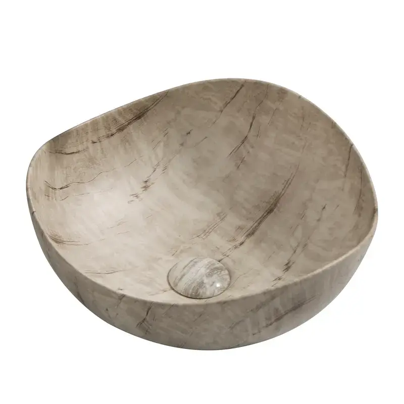 Раковина накладна MIXXUS WAVE-0103 MARBLE мармурова 380х380х170 мм (MP6532) Раковина накладна MIXXUS WAVE-0103 MARBLE мармурова 380х380х170 мм (MP6532)