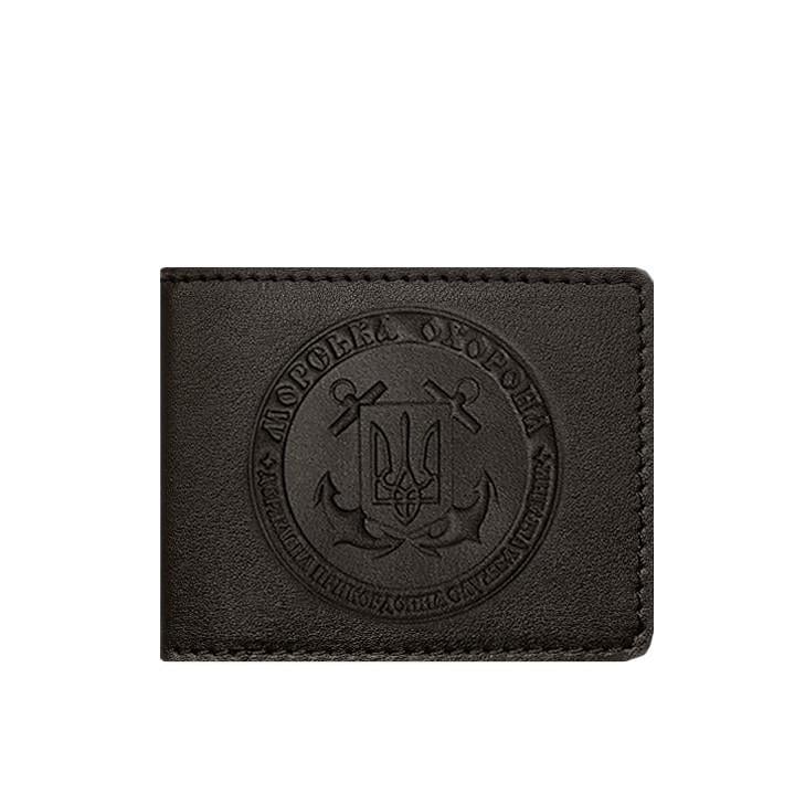 Обкладинка шкіряна на посвідчення Морської охорони Темно-коричневий (A-027890)